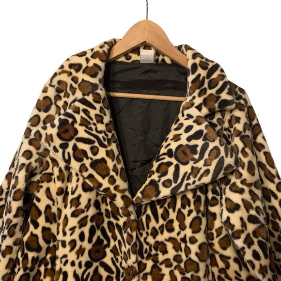 Yellowstone Beth Dutton Costume Cheetah Jacket Womens Med Brown Spirit - Picture 5 of 9